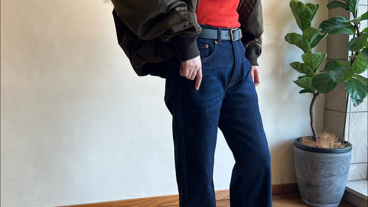 MARGAUX VINTAGE / onewashセンター加工デニム | anouk