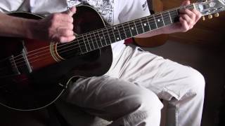 Video thumbnail of "Fingerpicking Blues Lesson "Catfish Blues" - TAB avl"