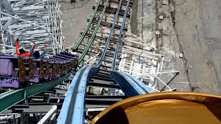 Twisted Colossus Front Seat POV 2023 FULL HD Six Flags Magic Mountain