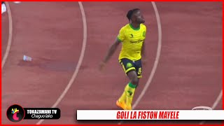 Goli la kwanza la FISTON MAYELE,Yanga Sc Vs Simba Sc | Ngao ya Jamii