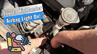 2017 Toyota Highlander - Airbag Light, Diag Repair