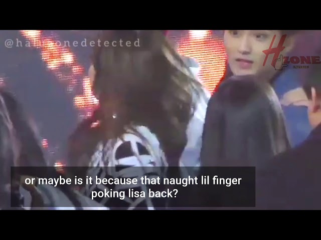 TAEYONG POKE LISA BACK? (Yonglice Moment in SMA 2018) class=