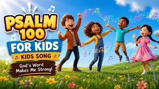 Shout for joy (Psalm 100) cartoon kids Christian Songs