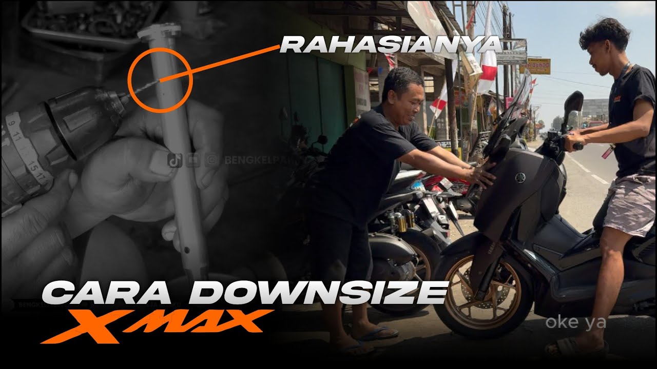 CARA DOWNSIZE MOTOR XMAX - BY BENGKELPAKYONO