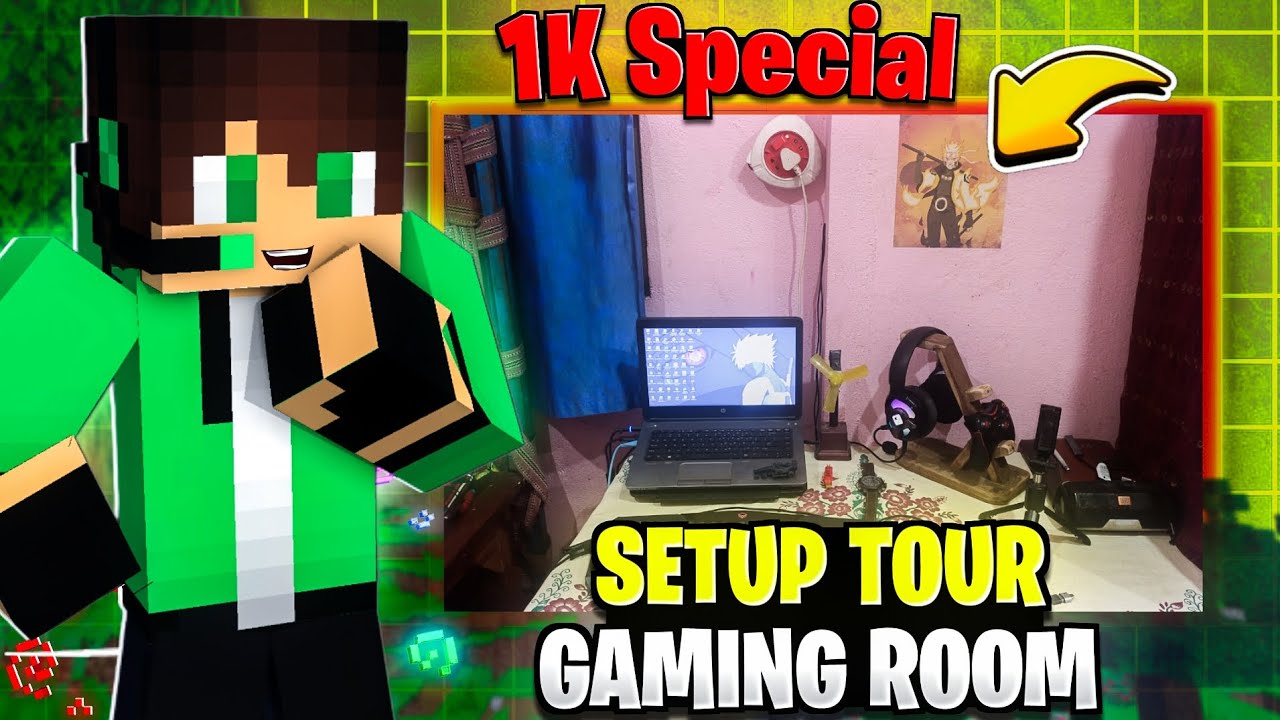 1K Special Video and Setup Tour || My Gaming Room 🔥🔥 - YouTube