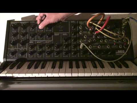 Korg MS-20 glaring loop with EG1 self-trigging #korgms20