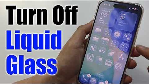 How to Turn Off Liquid Glass on iPhone iOS 26