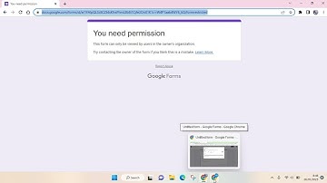 EASY! How to Fix Google Forms Needs Permission to Enter