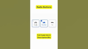 Modern Radio Buttons  #coding  #css  #webdevelop