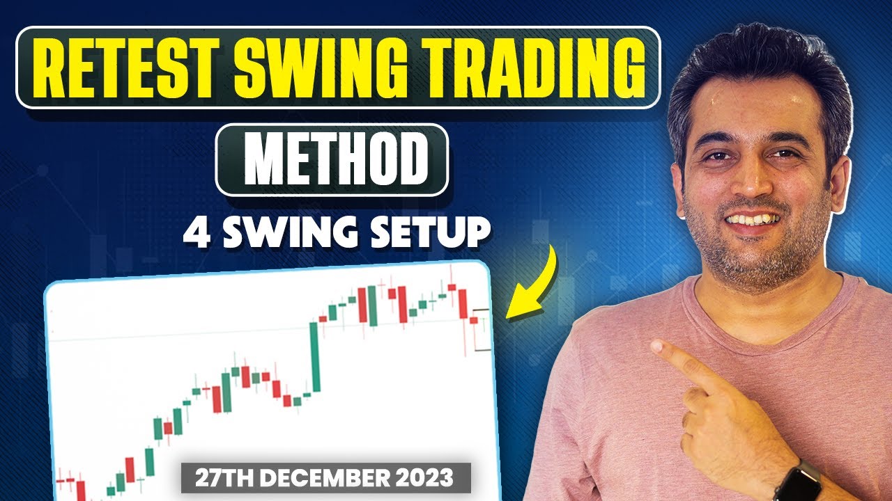 Retest Swing Trading कैसे करे? - 4 Swing Setup | 27th December | Vijay ...