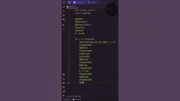 Cosmic Kaleidoscope: A Hypnotic Journey with Python Turtle Graphics           #Shorts