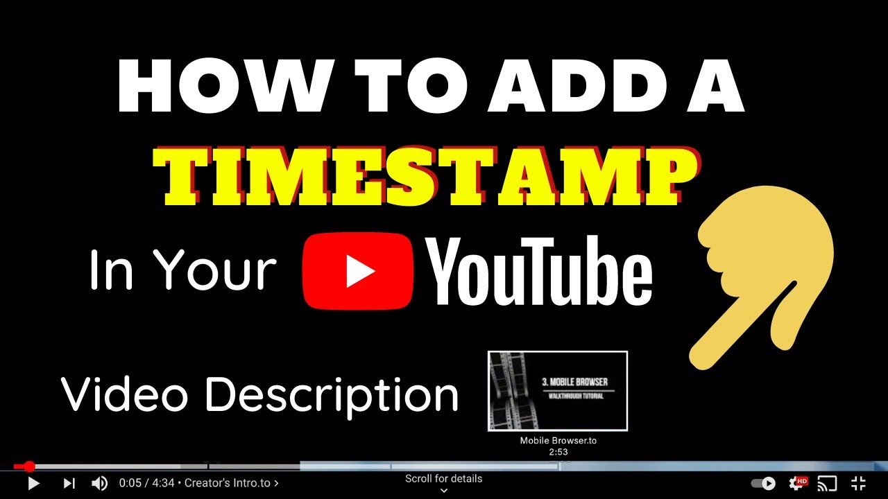 video presentation timestamp