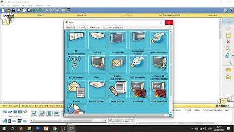 Membuat jaringan Peer to peer menggunakan Cisco Packet Tracer (kabel crossover)