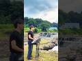 地元の川で中島みゆきの「糸」を弾く#ピアノ #糸 #中島みゆき #癒し #自然