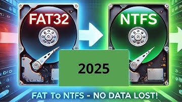 Convert FAT32 to NTFS Without Losing Data | Quick & Easy Method (No Software Needed!)