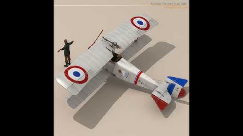 Nieuport 17 Lafayette Escadrille 3D model from CGTrader.com