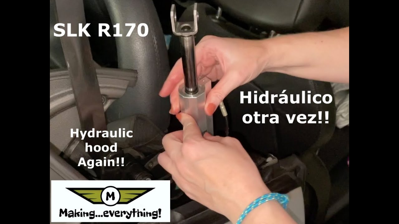🪛REPARAMOS EL HIDRÁULICO DE LA CAPOTA SLK, ¡¡OTRA VEZ!!/ HYDRAULIC HOOD AGAIN!!