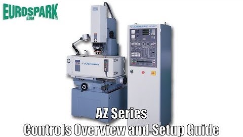 Setting up a job on a manual spark erosion machine (Joemars 322 AZ Series)