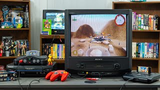 Sony Trinitron - Retro Gaming And Vhs Crt Asmr 4K