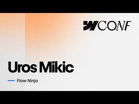 Webflow Conf 2026 Interview: Uros Mikic - Flow Ninja