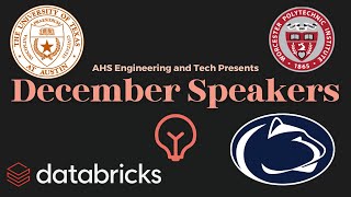 December Speakers: Solving the Most Important Problems