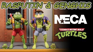 NECA Punk Frogs Rasputin & Genghis TMNT Action Figure Review || Teenage Mutant Ninja Turtles
