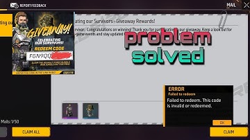 Freefire redeem code today 26 January | New ff redeem code | ff redeem code failed problem solve