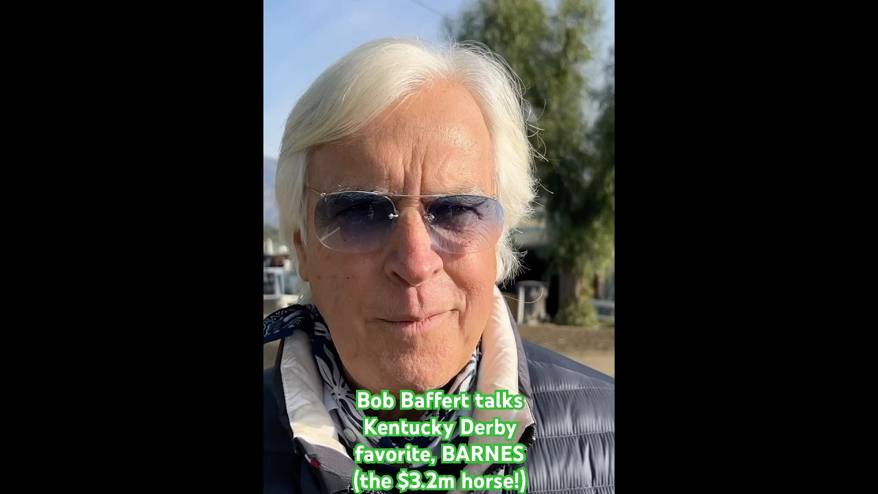 Trainer Bob Baffert provides the latest update on BARNES, the 2025 Kentucky Derby favorite 
