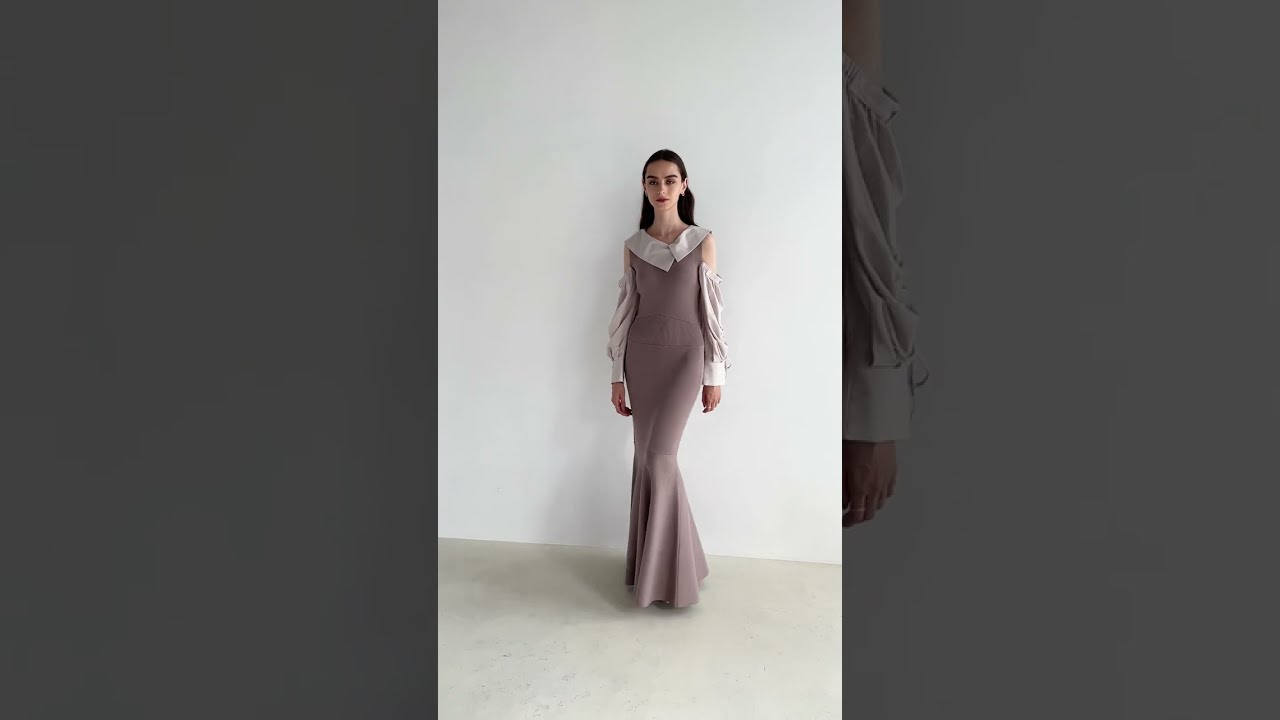 Classical Knit Dress(Light Gray) - Hdxuly,