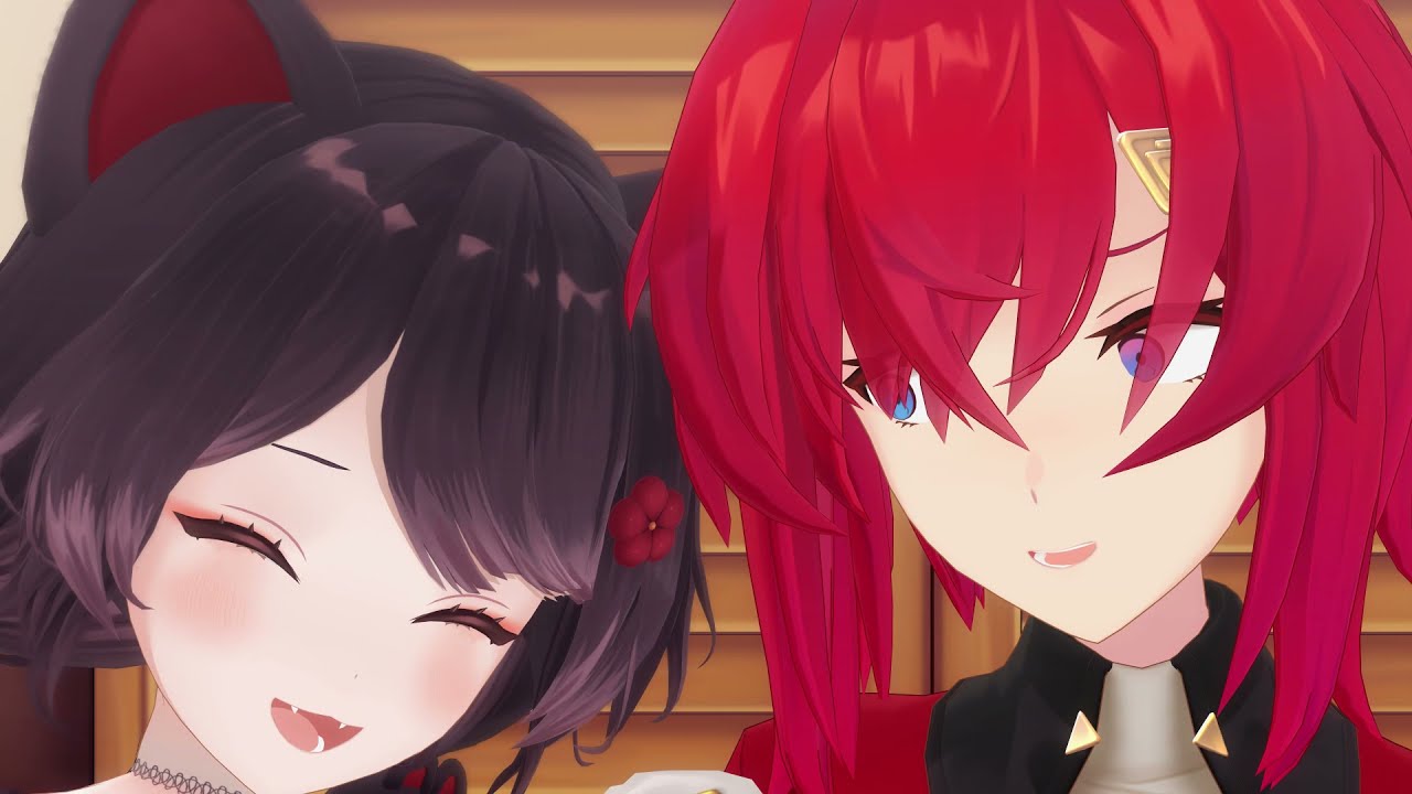 【にじさんじMMD】アンジュの「待った？」を被せる戌亥とこ