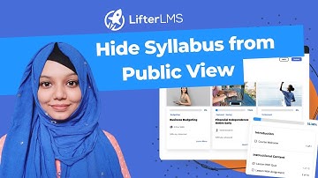 How To Remove The Course Syllabus or any Blocks from Public View