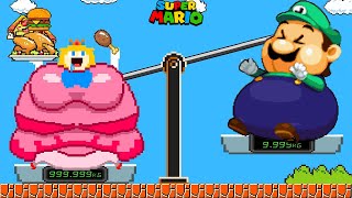 Mario Bros: Fat Peach Super Sized Maze Escape Rescue Mario Brothers, Evolution of Fat Peach