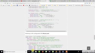 #15 Spring 5 MVC JDBC Form Tutorial  AnnotationJavaConfig Example JDBCTEMPLATE Spring MVC Tutorial f