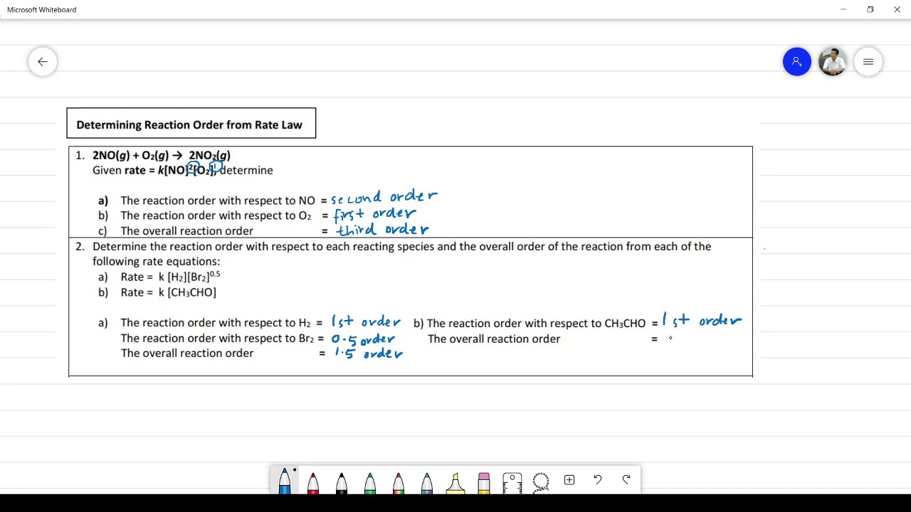 Matriculation DK014 Determine Reaction Order From Rate Law YouTube matriculation-dk014-determine-reaction-order-from-rate-law-youtube