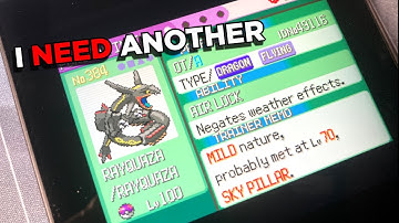 Shiny hunting Rayquaza again… but this time its DIFFERENT