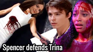 Spencer defends Trina, exposes Esme to cabin video scandal | General Hospital Spoilers