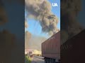 A MAJOR FIRE NEAR MOSCOW! What did Ukrainian drones hit this time? #shorts