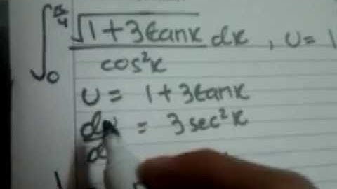 A-Level Maths: Integration by Substitution