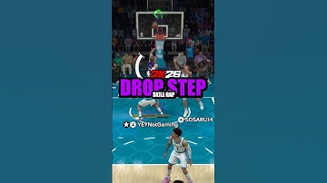 HOW TO DO A DROP STEP #nba2k #shorts