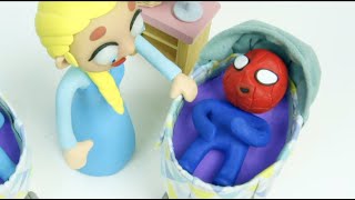 Superhero Play Doh Funny Cartoons