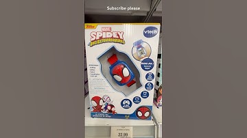 Spidey and his amazing friends #Marvel#disney#vtech#watch #la montre -jeu de soidey#shortsfeed