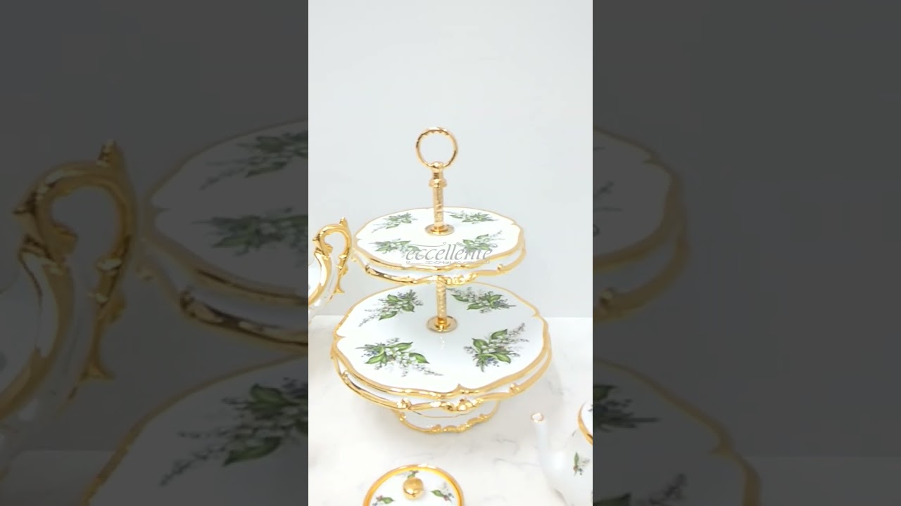 イタリアビンテージ　リュージュカポテモンテ陶器シュガーオルゴール イタリア製 シュガーポット Mughetto｜Sugar Pot Mughetto｜CB-NAT7