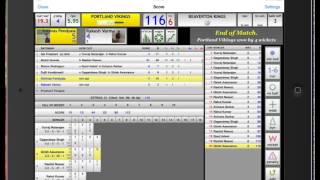 nxCricket App Tutorial - Edit a completed Scorecard screenshot 2