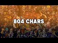 Towers compilation 804 chars  60 stages