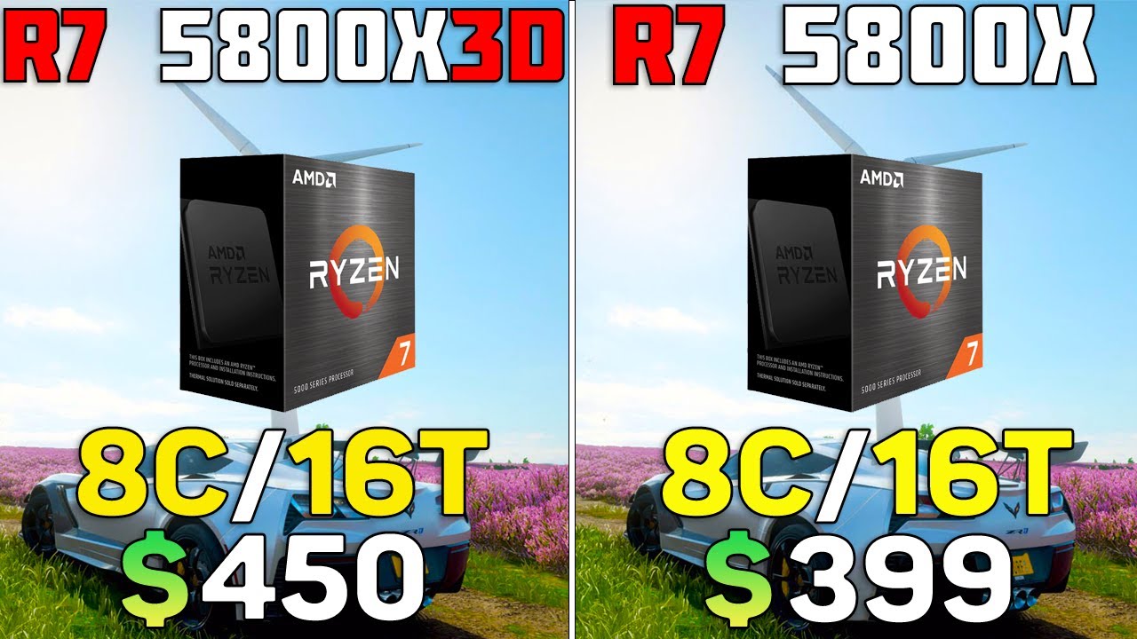 Ryzen 7 5800X3D vs. Ryzen 7 5800X: Zen 3 Gaming Shootout