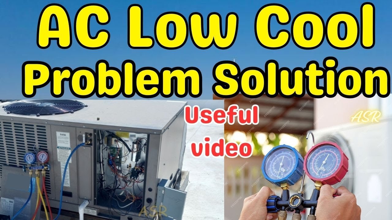 ac low cooling problem solution why ac not cooling how gas check