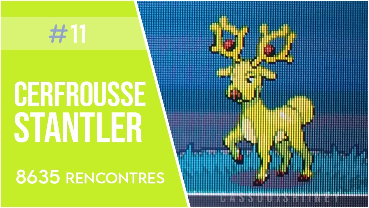 Shiny Stantler, 8635 encounters | Cerfrousse shiny