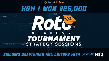 How I Won $25,000 Using RotoGrinders