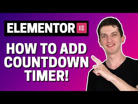 How To Add Countdown Timer In Elementor