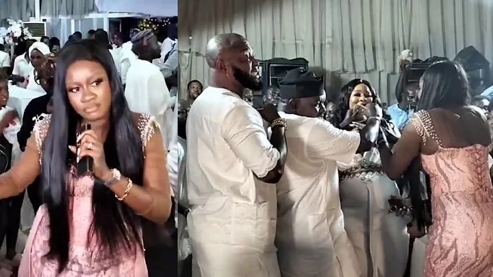 ACTRESS OLAYINKA SOLOMON OGO MUSHIN SCATTER THE DANCE FLOOR AT HER BIRTHDAY PARTY AS FATHIA, REACTS